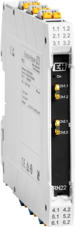 Endress+Hauser 2 Channel Zener Barrier, Current Input, ATEX [RN22-8L2BPA]; 316-256