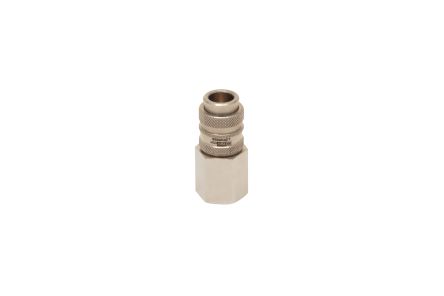 RS PRO Brass Female Pneumatic Quick Connect Coupling, M12 Female Threaded [0]; 325-411