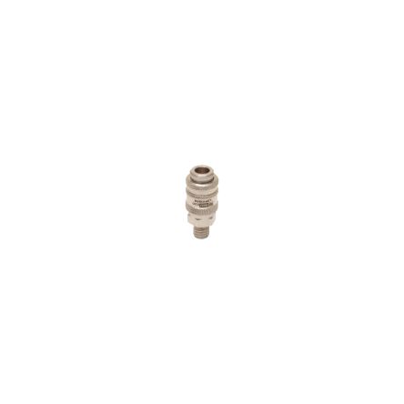 RS PRO Brass Female Pneumatic Quick Connect Coupling, M6 Male Threaded [0]; 325-518