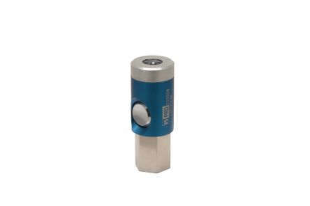 RS PRO Aluminium, Brass, Steel Female Pneumatic Quick Connect Coupling, 1/2 BSP Male Threaded [0]; 325-590