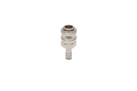 RS PRO Brass Female Pneumatic Quick Connect Coupling, 10mm Hose Barb [0]; 325-604