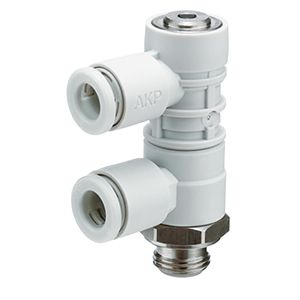 SMC AKP Check Valve G 1/8 Male Inlet, 6mm Tube Outlet, 0.1 → 0.7MPa [AKP-LA06E-G01]; 425-821