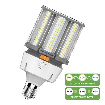 LED Corn Switch E40 54W-80W 3000K-5000K [145791]; 559-352