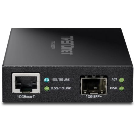 Trendnet RJ45 Media Converter, Single Mode, Multi Mode, Full Duplex [TFC-10GSFP]; 561-755