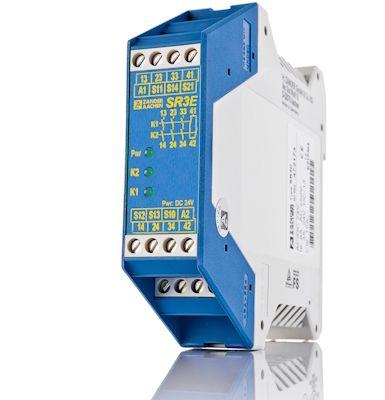 ZANDER AACHEN SR3E 1 Auxiliary Contacts Safety Relay 24V, Single/Dual-Channel 3 Safety Contacts [472292]; 562-103