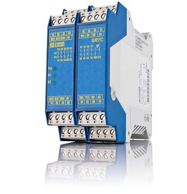 ZANDER AACHEN SR7C 4 Auxiliary Contacts Safety Relay 24V, Single/Dual-Channel 7 Safety Contacts [472242]; 562-108