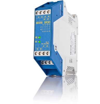 ZANDER AACHEN SK3D 1 Auxiliary Contacts Safety Relay 24V, Single/Dual-Channel 3 Safety Contacts [474282]; 562-122
