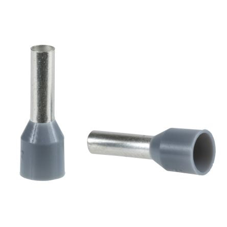 Schneider Electric, Linergy DZ5 Insulated Cable End, 10mm Pin Length, 3.2mm Pin Diameter, Grey [DZ5CE042D]; 590-003