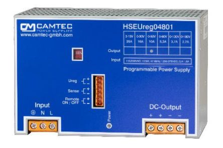 Programmable Power Supply 0-180V 2,7A [HSEUREG04801.180]; 636-607