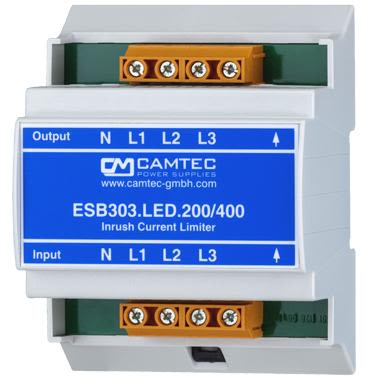 Inrush Limiter 3x 200-400V/33,9A 6000uF [ESB303.LED.200/400VAC]; 636-667