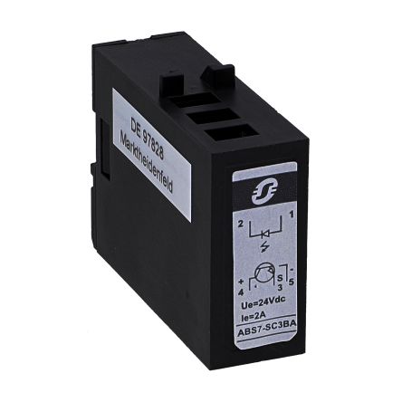 Schneider Electric ABS Series Solid State Relay, Plug In, 24 Vdc Load [ABS7SC3BA]; 654-568