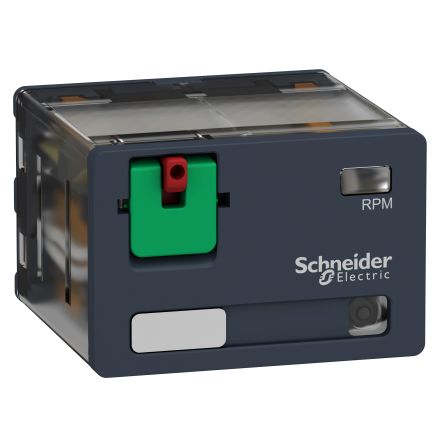 Schneider Electric Plug In Power Relay, 120V ac Coil, 15A Switching Current, 4PDT [RPM42F7]; 655-047