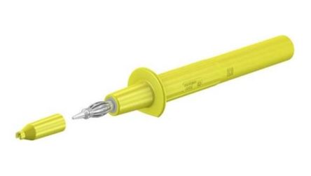 Staubli Spring Loaded Test Probe, 4mm Tip, 4mm Socket, 32A [66.9112-24]; 103-7407