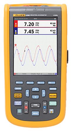 Fluke 123B/UK/S 120B Series, 20MHz Handheld Oscilloscope, 2 Analogue Channels [FLUKE-123B/UK/S]; 122-8904