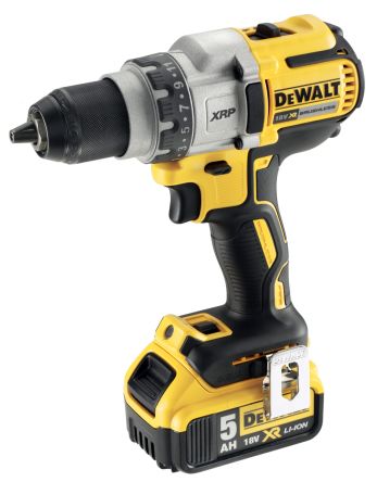 DeWALT XR Brushless Keyless 18V Cordless Drill Driver Li-Ion, Type G - British 3-Pin [DCD991P2-GB]; 124-8954