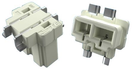 TE Connectivity ITB Card Edge Connector, 2P-Pole, Female, 2-Way, Surface Mount, 3A [1971748-2]; 124-9423