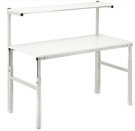 Treston TPH718 ESD Workbench, 300kg Max Load, Adjustable Height, 650 → 900 mm, 1080 → 1550 mm x 1800mm x [TPH718 ESD]; 135-7350