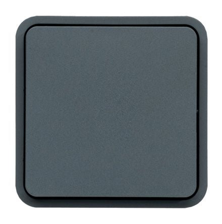 Hager Grey Rocker Light Switch, 1 Gang, WNA [WNA001]; 144-4557