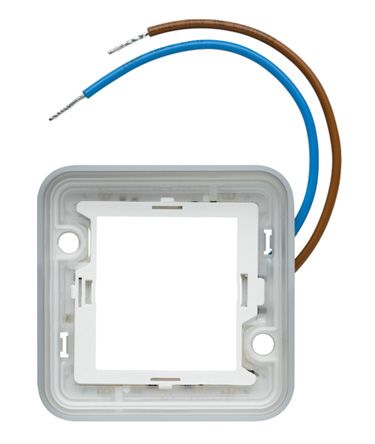Hager Blue 1 Gang Frame [WNA697]; 144-4579