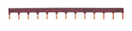 Hager 1 Phase Busbar [KB163P]; 144-4829