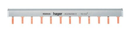 Hager 2 Phase Busbar [KB263A]; 144-4830