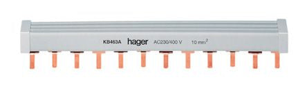 Hager 3 Phase Busbar [KB463A]; 144-4832