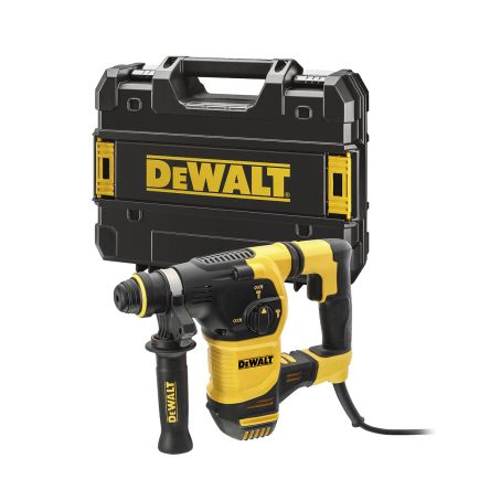 DeWALT SDS Plus 240V Corded SDS Drill, Euro Plug [D25333K-QS]; 171-6214