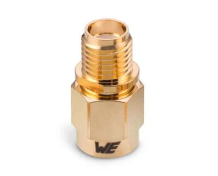Wurth Elektronik Straight 50Ω Coaxial Adapter SMA Plug to SMA Socket 18GHz [64403203111000]; 180-9930
