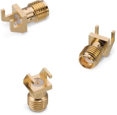 Wurth Elektronik WR-SMA Series, Jack Surface Mount SMA Connector, Solder Termination, Straight Body [60312202114511]; 181-0093
