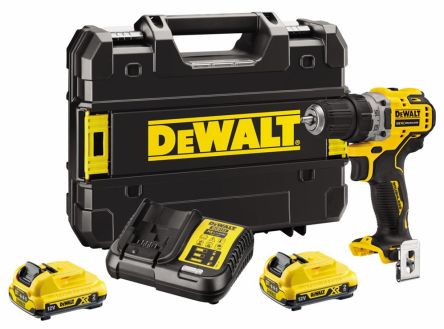 DeWALT XR Keyless 12V Cordless Drill Driver Li-Ion, Type G - British 3-Pin [DCD701D2-GB]; 185-1447