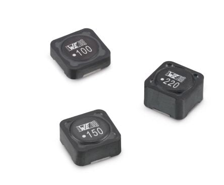 Wurth, WE-PD, SMT Shielded Wire-wound SMD Inductor with a MnZn Core, 1 mH ±20% Shielded 300mA Idc [7447773102]; 185-7044