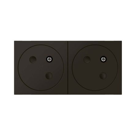 Legrand Mosaic White 2 Gang Plug Socket, 16A, Indoor Use [079272L]; 194-6649
