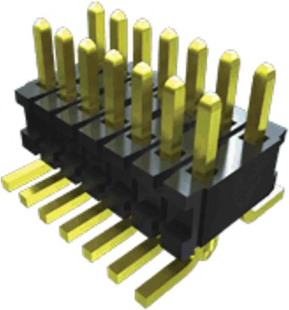 Samtec FTR Series Pin Header, 10 Contact(s), 1.27 mm Pitch, 1 Row(s), Unshrouded [FTR-110-52-G-S]; 196-6780