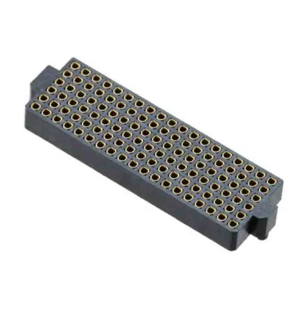 Samtec ASP Series Vertical Press Fit Mount PCB Socket, 116-Contact, 19-Row, 1.27mm Pitch, Solder Termination [ASP-103612-05]; 196-6804