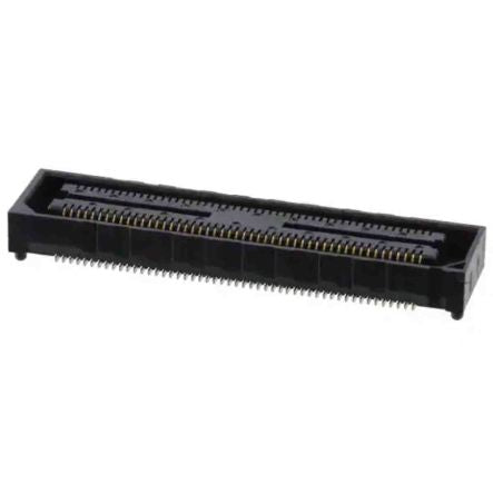 Samtec BSH Series Vertical Surface Mount PCB Socket, 50-Contact, 2-Row, 0.5mm Pitch, Press-In Termination [BSH-050-01-L-D-A-TR]; 196-6854