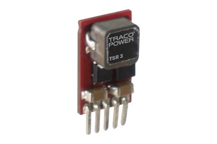 TRACOPOWER TSR 3 DC-DC Converter, 5V dc/ 3A Output, 10.0 → 30.0 V dc Input, Through Hole, +85°C Max Temp -40°C [TSR 3-24150A]; 200-3542