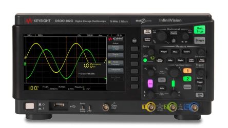 Keysight Technologies DSOX1202G InfiniiVision 1000 X Series, 70MHz Bench Oscilloscope, 2 Analogue Channels [DSOX1202G]; 200-5275