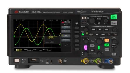 Keysight Technologies EDUX1052A InfiniiVision 1000 X Series, 50MHz Bench Oscilloscope, 2 Analogue Channels [EDUX1052A]; 200-5279