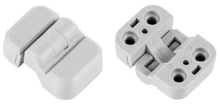 RS PRO Polycarbonate Hinge for Use with Hermetic Enclosure, 29 x 20 x 19.2mm [0]; 200-6745