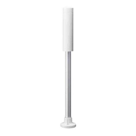 Patlite LR4 Series White Mounting Base with Tube, 100 V ac, LED Bulb, DC [LR4-M2PJNW]; 200-8550