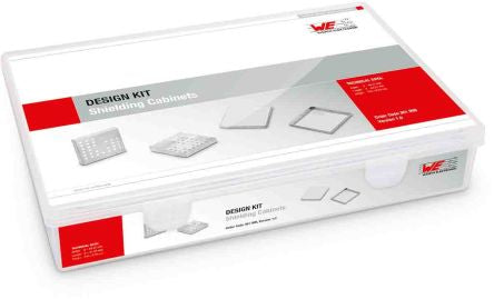 Wurth Elektronik WE-SHC Shielding Cabinet Steel PCB Mounting Enclosure, 44.37 x 44.37 x 9.75mm [361999]; 201-3614
