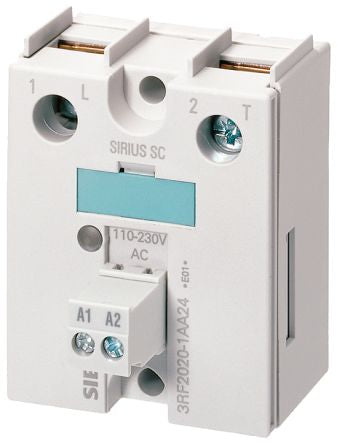 Siemens 3RF2 Series Solid State Relay, 50 A Load, DIN Rail Mount, 600 V Load [3RF2050-1AA45]; 203-2096