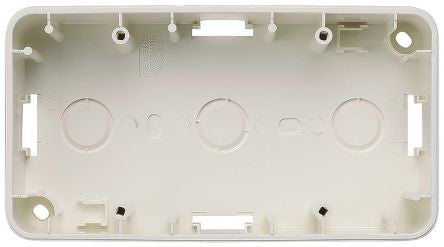 Siemens DELTA White Gloss Thermoplastic Back Box, IP20, 125 x 80 x 42.5mm [5TG1826]; 203-2297