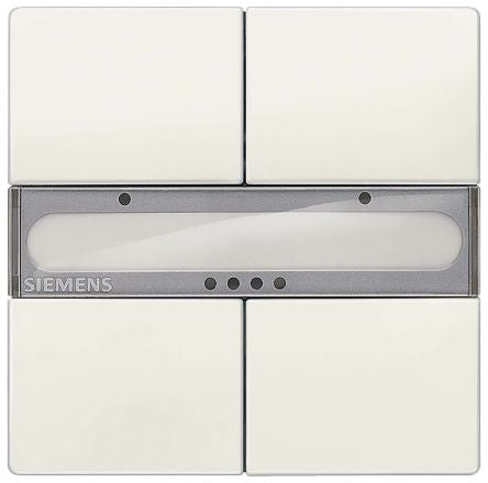 Siemens White Push Button Light Switch, 4 Way, GAMMA [UP 286/12 / 5WG1286-2DB12]; 203-2385