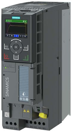 Siemens Inverter Drive, 5.5 kW, 480 V ac, 12 A, SINAMICS G120X Series [6SL3220-3YE22-0AF0]; 203-3219