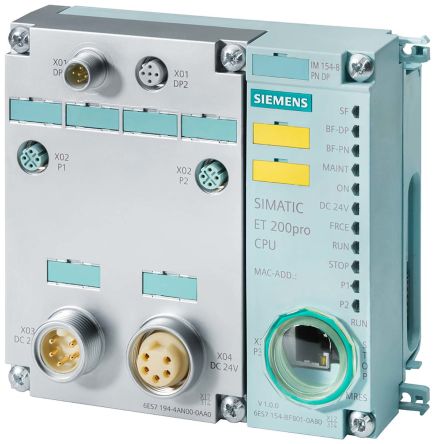 Siemens SIMATIC DP Series Interface Module for Use with PROFIBUS DP or PROFINET Interface, 64, 128-Input, Analogue, [6ES7154-8FB01-0AB0]; 203-4203