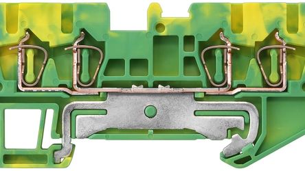 Siemens 1-Way Earth Terminal Block, 0.08 to 2.5mm², 28 → 14 AWG Wire, Spring [8WH2004-0CF07]; 203-8718