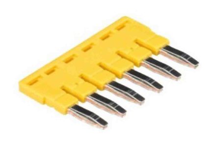 Wieland IVB WKF 4 Series Jumper Bar for Use with DIN rail terminal blocks type WKF, ATEX [Z7.261.1627.0]; 204-2288