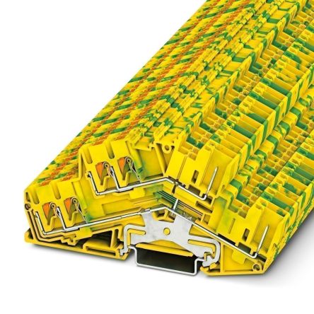 Phoenix Contact 3210606 PTTBS 2.5-TWIN/2P-PE Series, 0.14 → 4mm², Push In Termination [3210606]; 207-3739