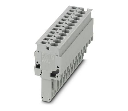 Phoenix Contact, 6.2mm Pitch, SP, Pluggable Terminal Block, Plug, Plug-In, Spring Cage Termination, 3043006 [3043006]; 212-7447